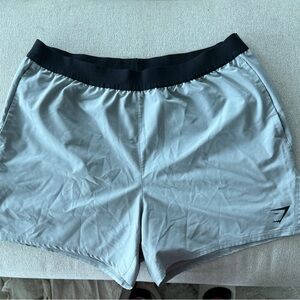 Gymshark Black and Gray Shorts